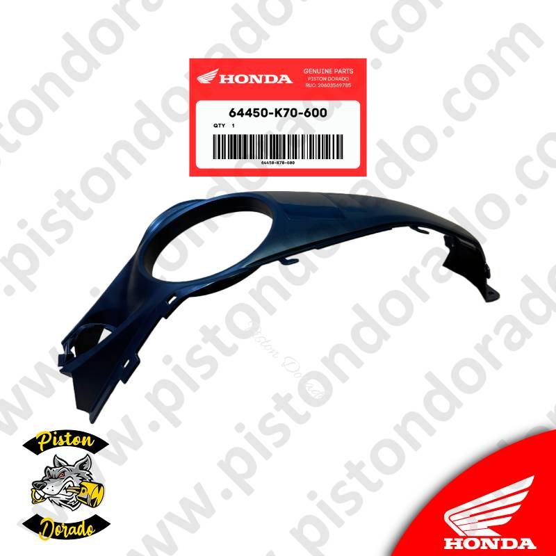 Cubierta central de tanque CB190R V1 Honda Original - Imagen 2