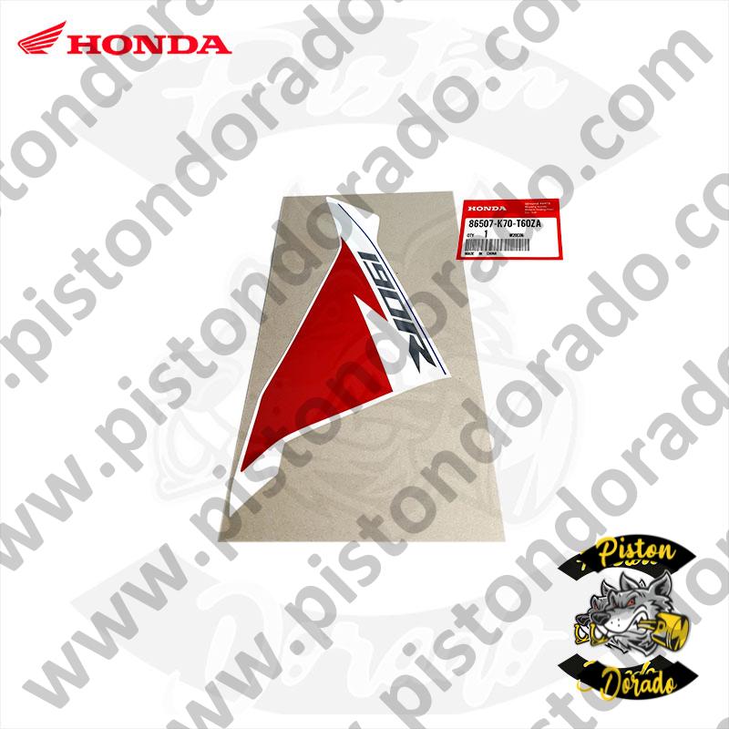 Kit de stickers de tanque motocicleta tricolor CB190R 2020 Honda Original - Imagen 8