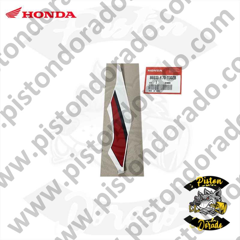Kit de stickers delantero motocicleta roja CB190R 2020 Honda Original - Imagen 3