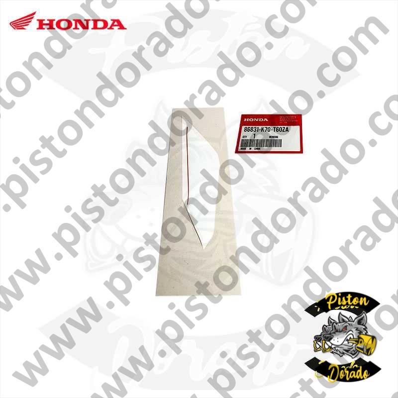 Kit de stickers posterior motocicleta tricolor CB190R 2020 Honda Original - Imagen 5