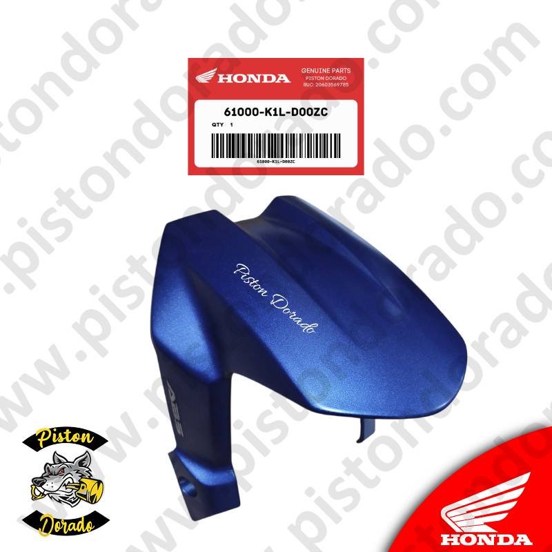 Tapabarro delantero azul CB190R 2.0 Honda Original - Imagen 2